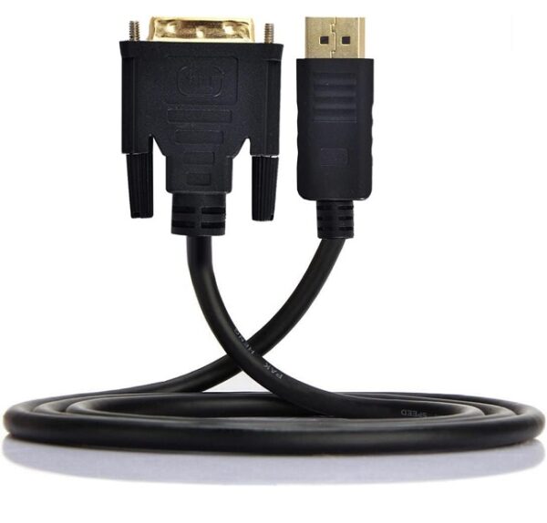Display Port Male to DVI 24+1 Male Adapter Cable 1.8M