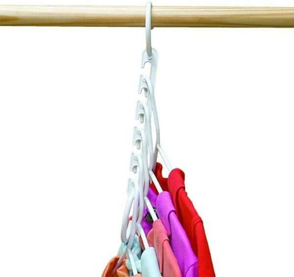 Pack Of 8 Triple Closet Space Hanger