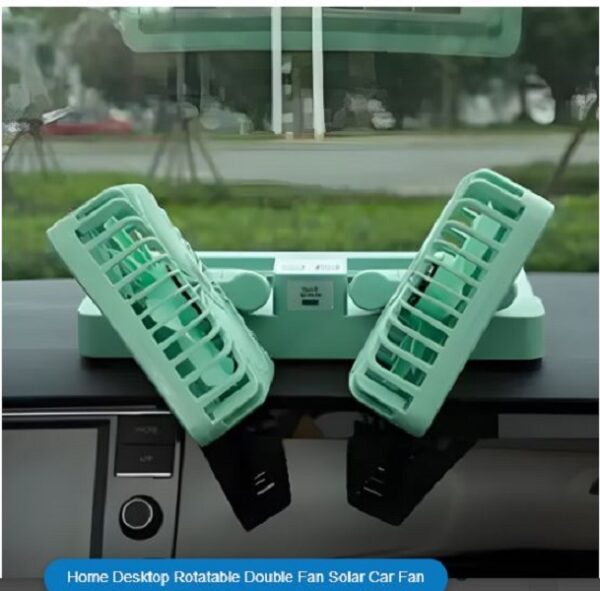 FA-SD-999 Rechargeable Dual Head Solar Powered Fan