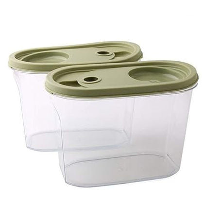 Airtight 2 Piece Jar Container for Kitchen