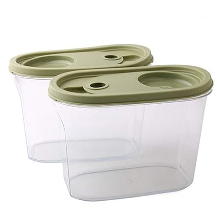 Airtight 2 Piece Jar Container for Kitchen