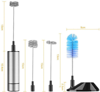 Cozy Milk Frother, Handheld Foam Maker, Portable Drink Mixer Stainless Stee