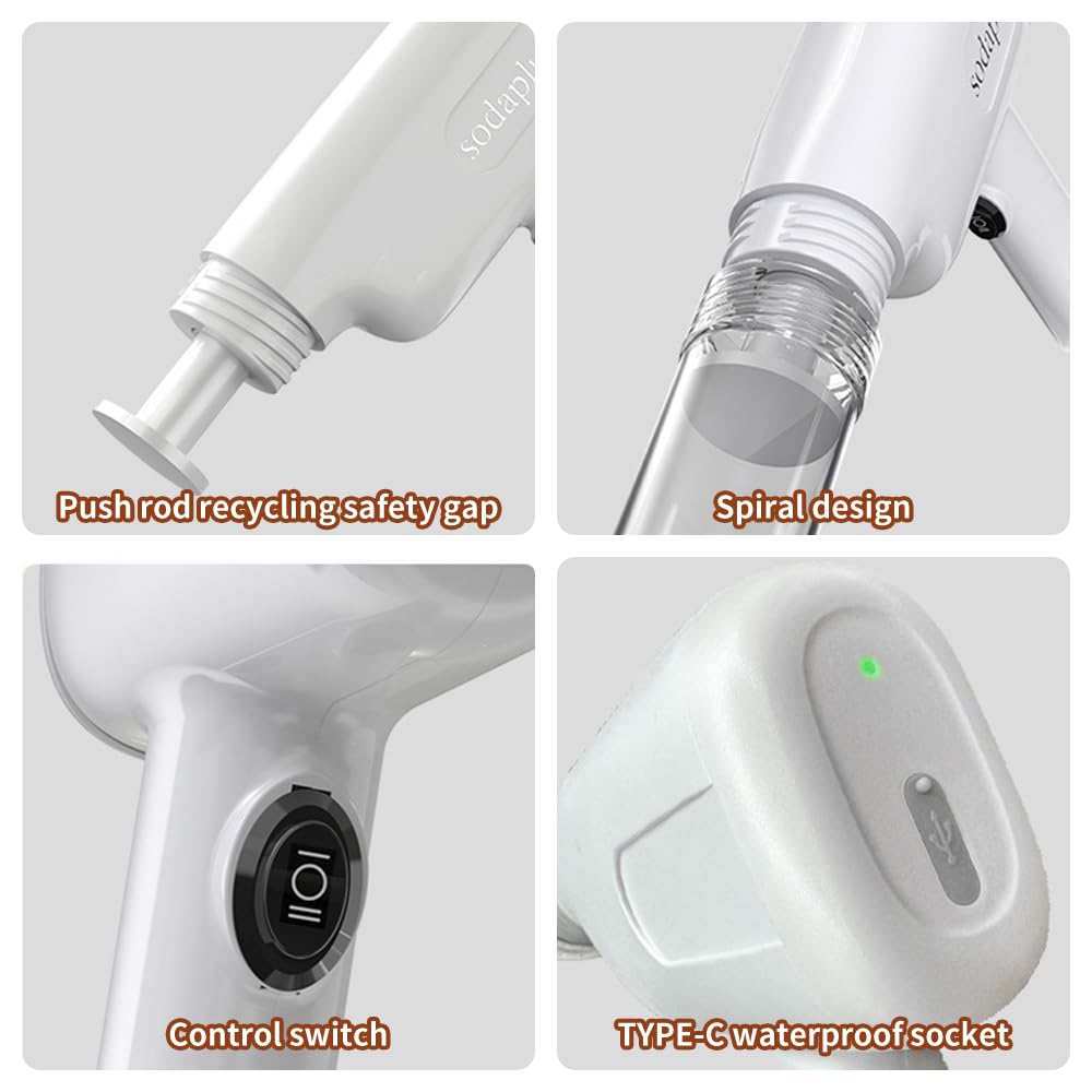 Noodle Maker Portable Electric Pasta Machine Automatic Home Wireless Pasta Machine Handheld Spaghetti Ramen Maker