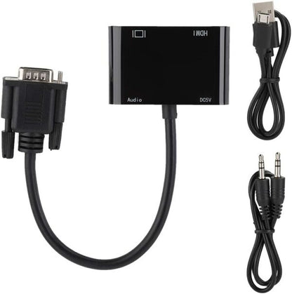XF0070 VGA to HDMI+VGA