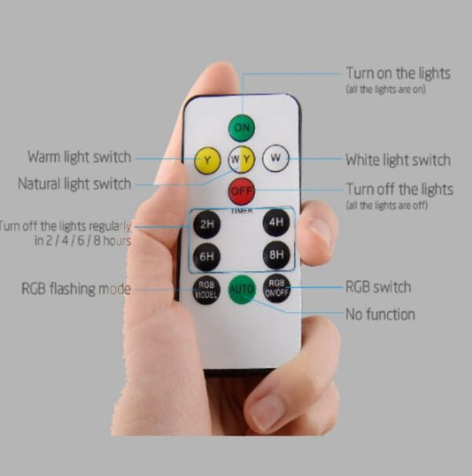 Aerbes AB-TY134 Solar Powered Garden Light RGB ,White & Warm White With Remote Control