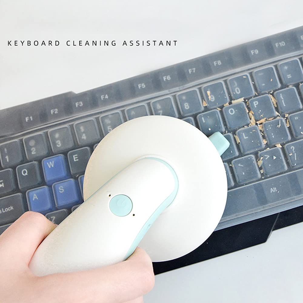 Mini C500 Desktop Vacuum Cleaner USB Charging with Vacuum Nozzle Cleaning Brush Detachable Design and Mini Portable Table Vacuum Cleaner Best Cleaner for Cleaning Crumbs Piano Co