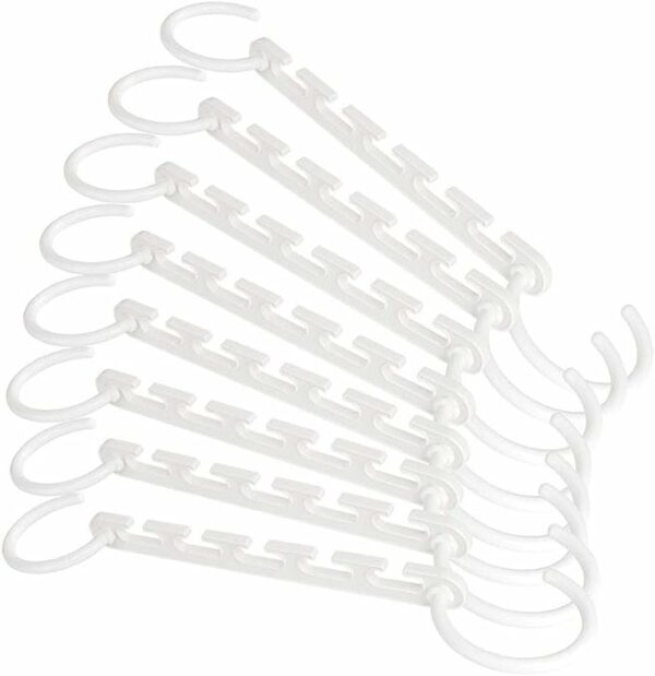 Pack Of 8 Triple Closet Space Hanger