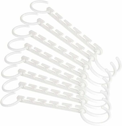 Pack Of 8 Triple Closet Space Hanger