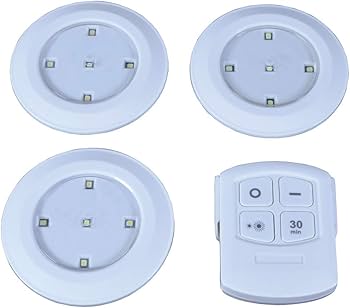 LED LIGHT WITH REMOTE CONTROL SET OF 3