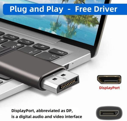 Display Port Male to DVI 24+1 Male Adapter Cable 1.8M