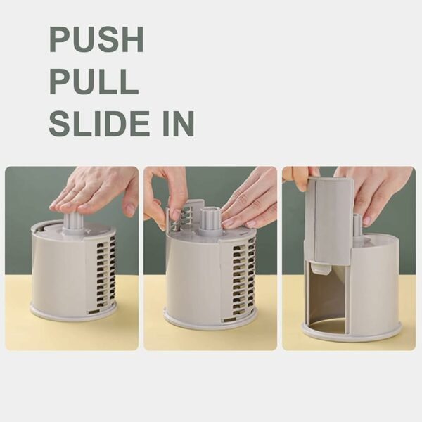 Aorlis AO-78333 Manual Rotary Cheese Grater, Vegetable Cutter