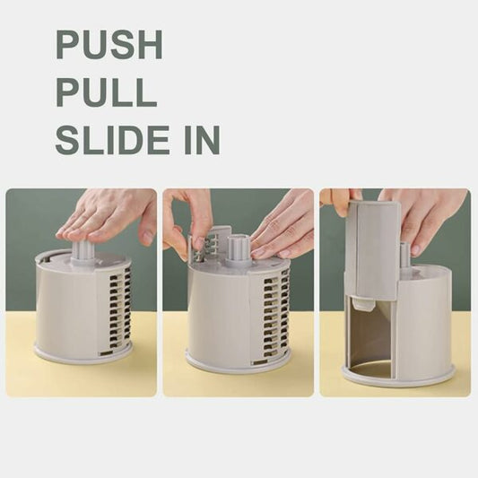 Aorlis AO-78333 Manual Rotary Cheese Grater, Vegetable Cutter