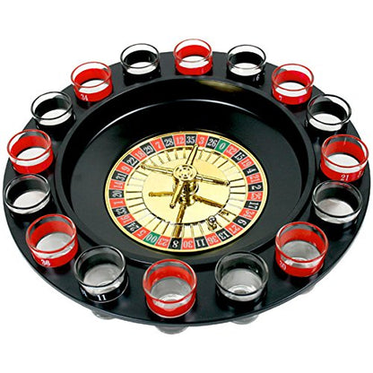 Spin N Shot Roulette Drinking Game | bar@drinkstuff Roulette Wheel Drinking Game, 16 Shot Roulette Drinking Game, Casino Roulette Wheel