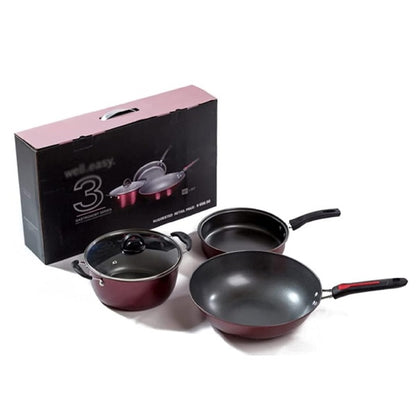021 Non-Stick Pan, Frying Pan, Soup Pot 3 In 1