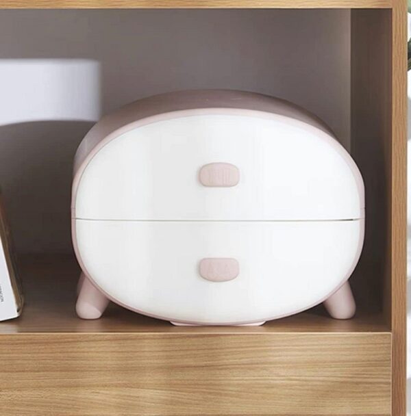 438803 Ectia Plastic 2 Drawer Storage Box For Small Items