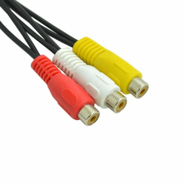 SE-116 AV line One Splitter RCA 3 female To 6 Male