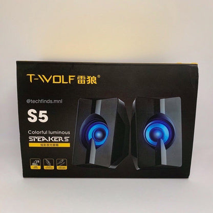 T-WOLF COLOURFUL LUMINUS SPEAKERS