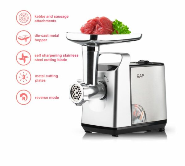 RAF R.3396 Electric Meat Grinder 1200W