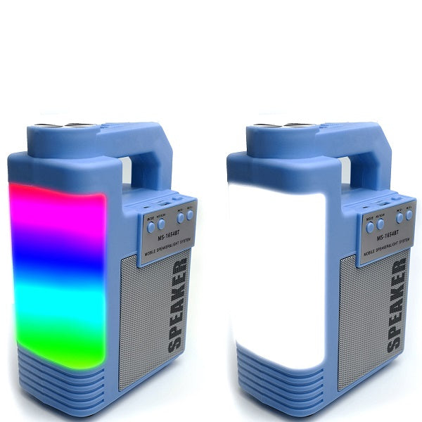 AB-D396 RGB Multimedia Bluetooth Speaker With USB/SD/FM Radio MS-1654BT