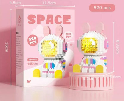 6010 Ann 520PCS Space Blocks With LED Light