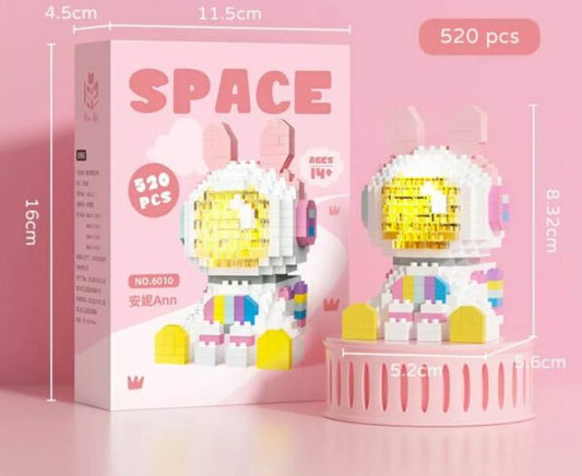 6010 Ann 520PCS Space Blocks With LED Light