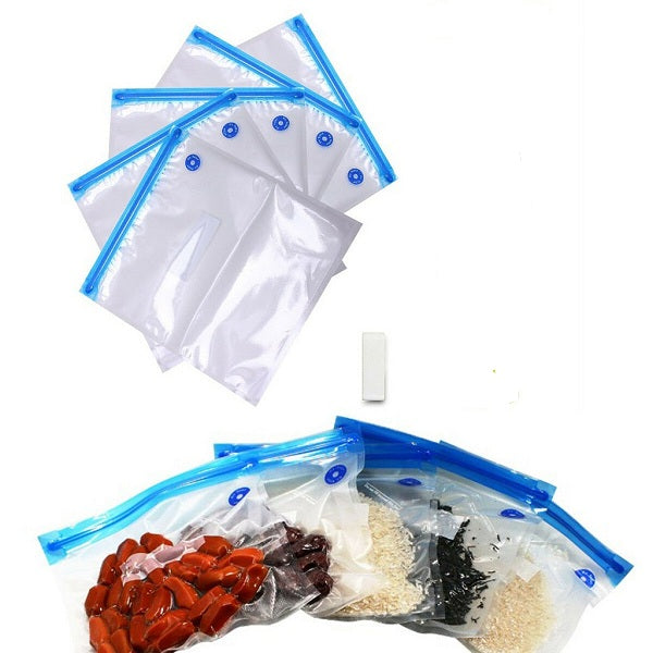 JG0201 Reuseable Food Vacuum Seal Bags Pack of 5