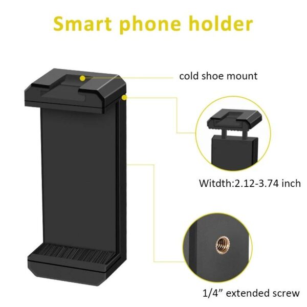 KIT-07LM Stand Fill Light With Microphone Desktop Tripod For Smart Mobile Phone Stand Live Video