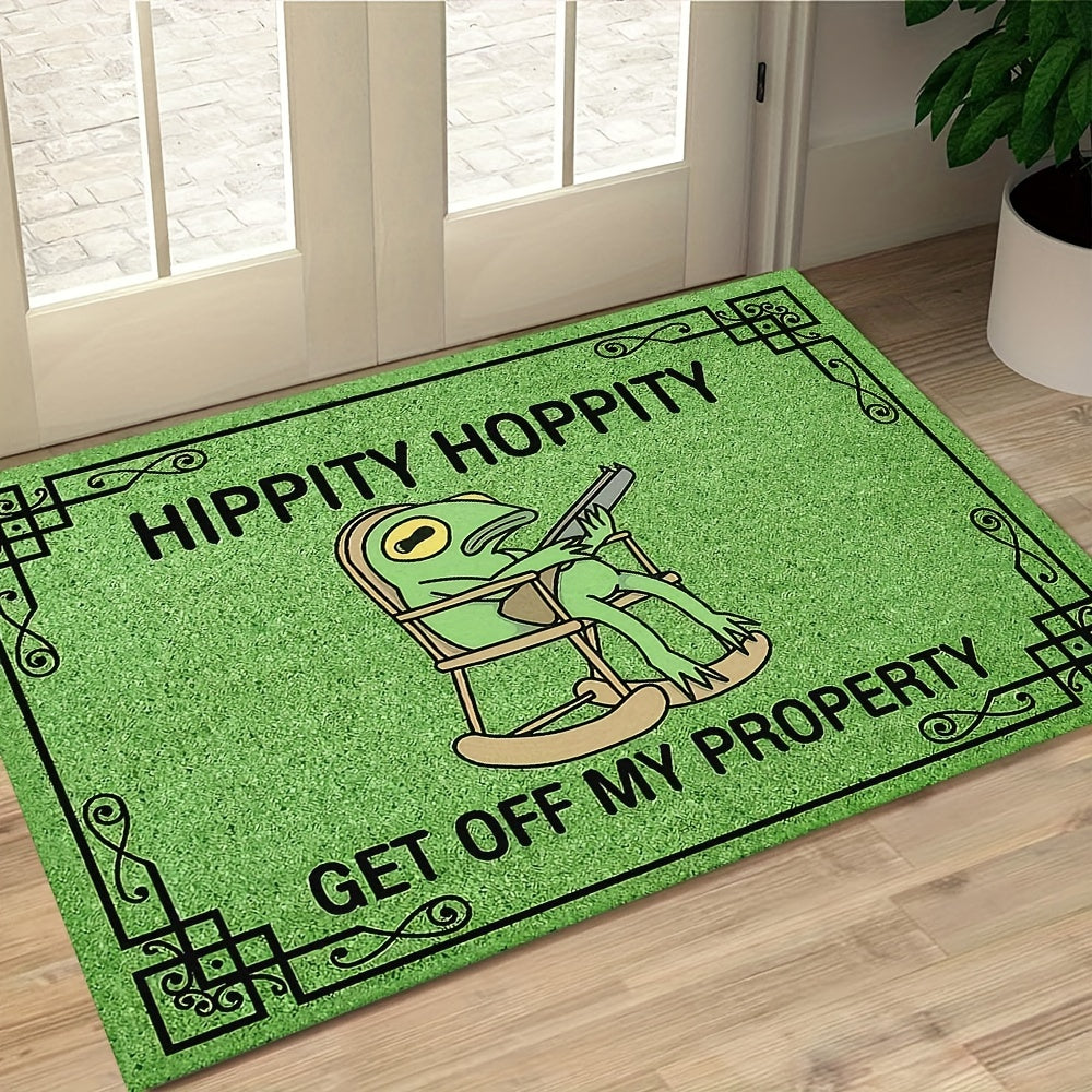 Luxurious Green Frog Pattern Floor Mat 6Mm Thick