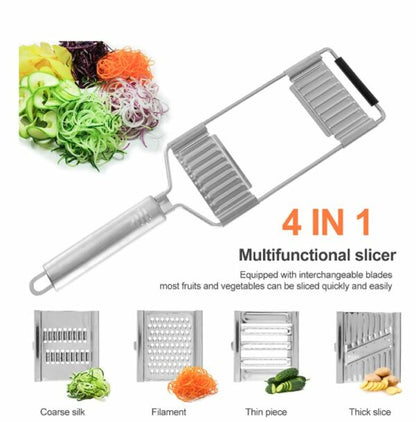 Aorlis AO-78330 Fruit And Vegetable Grater 4 In 1