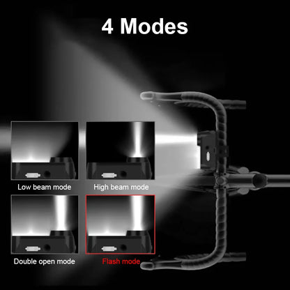 Bike Light Front LED Rechargeable Bicycle Lamp