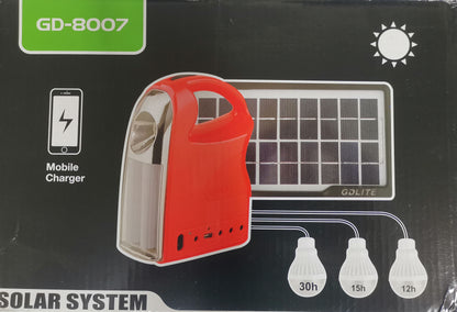 Solar Emergency Light With FM 6 hrs Lantern Emergency Light