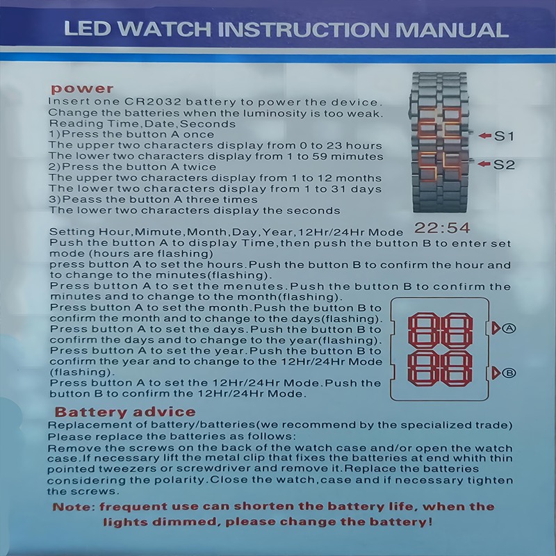 Lava LED Electronic Watch, Creative Digital Bracelet Watch For Women Men Teens Students Couples