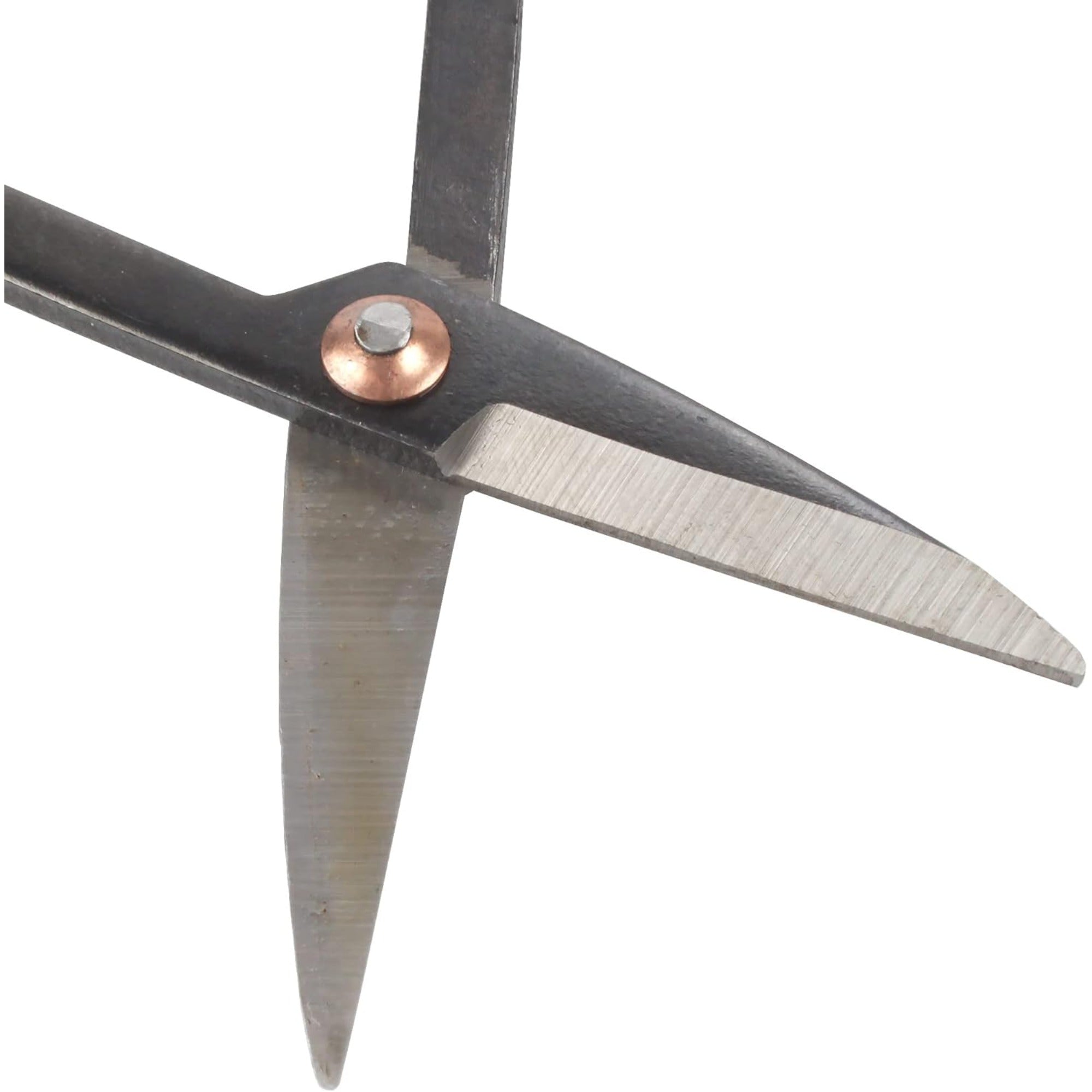 1pc Heavy Duty 7.2 Inch Black Professional Grade Pruning Shears with Serrated Blade & Non Slip Handle   Large Scissors for Trimming Trees  Shrubs  Roses  Hedges   Ideal for & Commercial Landscaping Tools