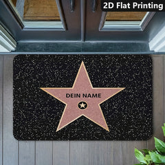 1Pc Soft Warm Flannel Non Slip Indoor/Outdoor Entryway Mat