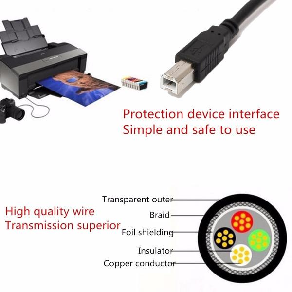 SE-C17 1.5m USB 2.0 To Printer Cable
