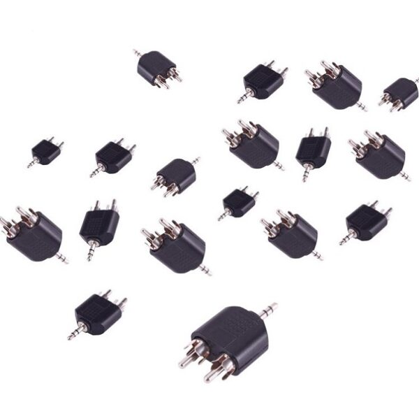3.5mm To Dual RCA Adapter Pack Of 100