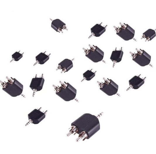 3.5mm To Dual RCA Adapter Pack Of 100