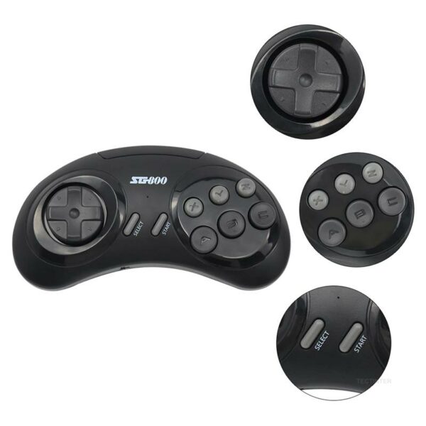 SG800 Wireless Gamepad Controller For Sega Genesis Built-in 1500+ Games HDMI-Compatible TV Game
