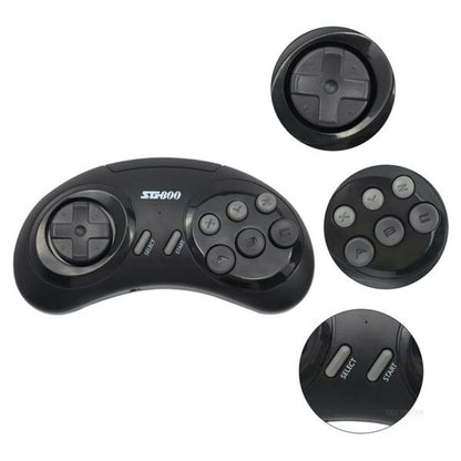 SG800 Wireless Gamepad Controller For Sega Genesis Built-in 1500+ Games HDMI-Compatible TV Game