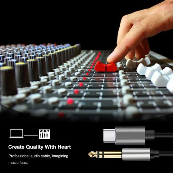 SE-LT23 TYPE C TO TRS6.35 Cable 1.5M