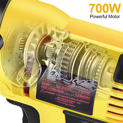 PXIN 5'' Rotary Car Polisher Buffer Waxing Machine Variable Speed Polish Towel Pad Kit