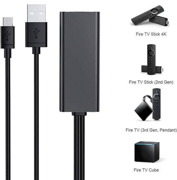 SE-L156 Ethernet Adapter For Fire Tv Stick Micro USB To Rj45 Cable1M