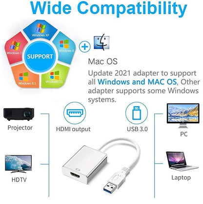 SE-L130 USB 3.0 To HDMI HDTV Video Adapter Driver Free
