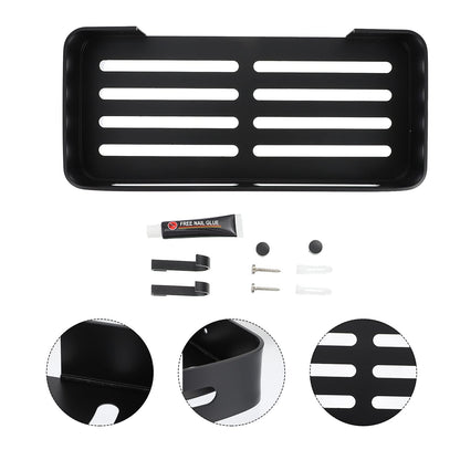 Square Shelf Bathroom Storage Rack Bathroom Storage Basket Corner Shower Shower Rack Corner Wall Mount Shower Basket Bathroom Corner Space Aluminum Frame Household