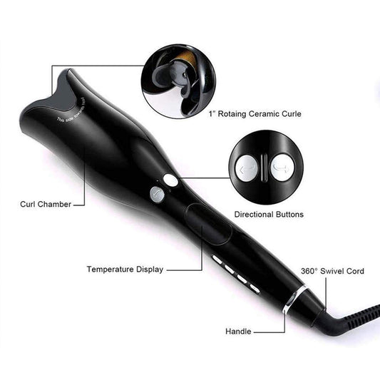 Automatic Curling Iron Air Curler Air Spin Ceramic Rotating Air Curler Air Spin N Wand Curl 1 Inch Magic Hair Curler