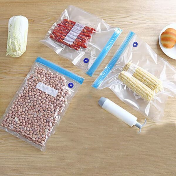 JG0201 Reuseable Food Vacuum Seal Bags Pack of 5