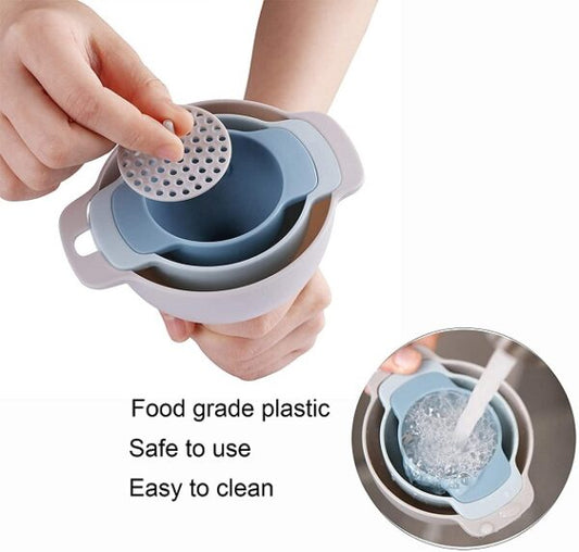 1831532 4 in 1 Funnels Mini Funnels with Detachable Strainer