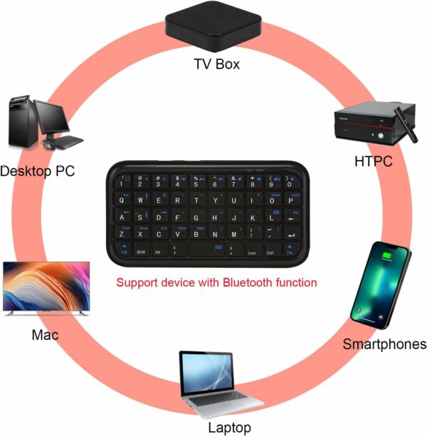 K33 Rechargeable Mini Bluetooth Keyboard