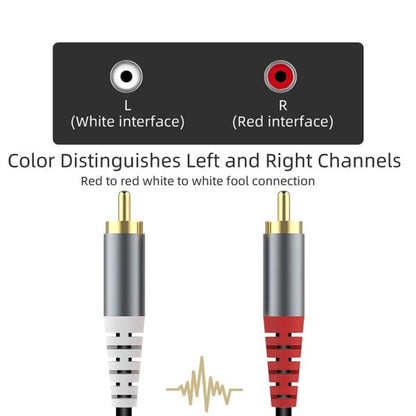 Wolulu AS-51179 6.35m To Dual Lotus Head Cable 1.5m