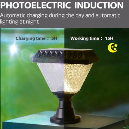 Aerbes AB-TY134 Solar Powered Garden Light RGB ,White & Warm White With Remote Control